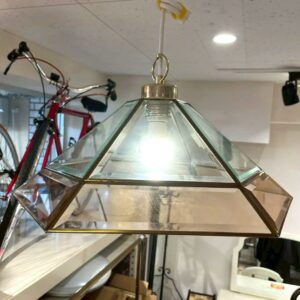 【美品】ガラスシェード ペンダントライト