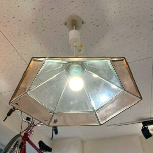 【美品】ガラスシェード ペンダントライト