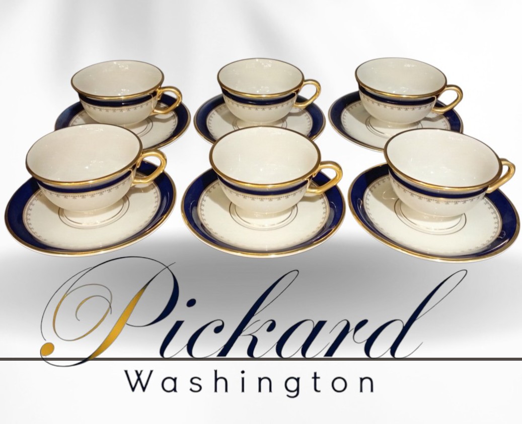 Pickard 金彩 カップ&ソーサー 6客 Washington 未使用