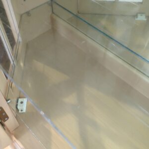 希少 照明付き リビングボード 飾り棚 食器棚