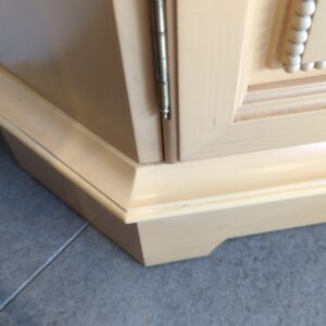 希少 照明付き リビングボード 飾り棚 食器棚