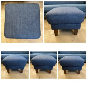【美品】 筑波産商 2.5人掛けソファ ビオラ オットマン付き