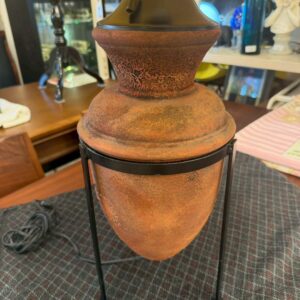 【希少】ファブリック テラコッタ テーブルランプ