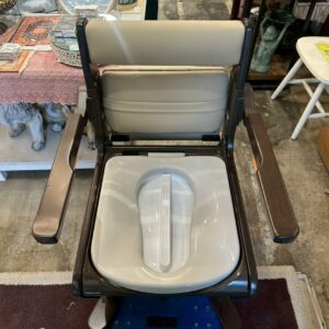 【美品】パナソニック 家具調ポータブルトイレ 座楽 PN-L23406
