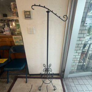 アンティーク調 アイアン ポールハンガー