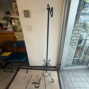 アンティーク調 アイアン ポールハンガー