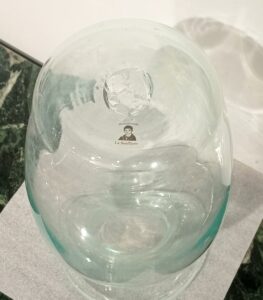 花瓶 フラワーベース 花器 ガラス H.P.France