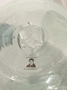花瓶 フラワーベース 花器 ガラス H.P.France
