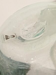 花瓶 フラワーベース 花器 ガラス H.P.France