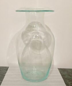 花瓶 フラワーベース 花器 ガラス H.P.France