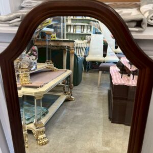 【美品】 アンティークミラー アーチ型