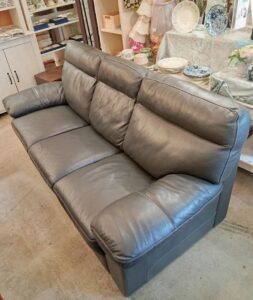 【極美品】 イタリア製 ソファ 3人掛けソファ レザー グリーン 高級 3P 革