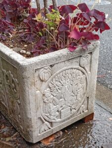 植木鉢 ホワイト ヨーロピアン 長方形
