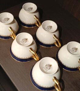 【未使用】 金彩 カップ&ソーサー 6客 Washington