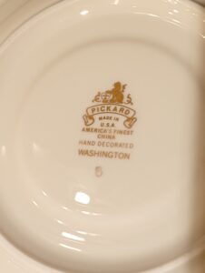【未使用】 金彩 カップ&ソーサー 6客 Washington