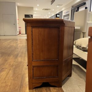 アジアン アンティーク風 コーナーテレビ台 / ハイタイプキャビネット