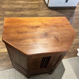 アジアン アンティーク風 コーナーテレビ台 / ハイタイプキャビネット