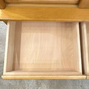 カリモク家具 食器棚 カットガラス 幅89㎝