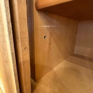 カリモク家具 食器棚 カットガラス 幅119㎝