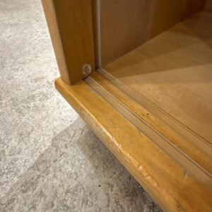 カリモク家具 食器棚 カットガラス 幅119㎝
