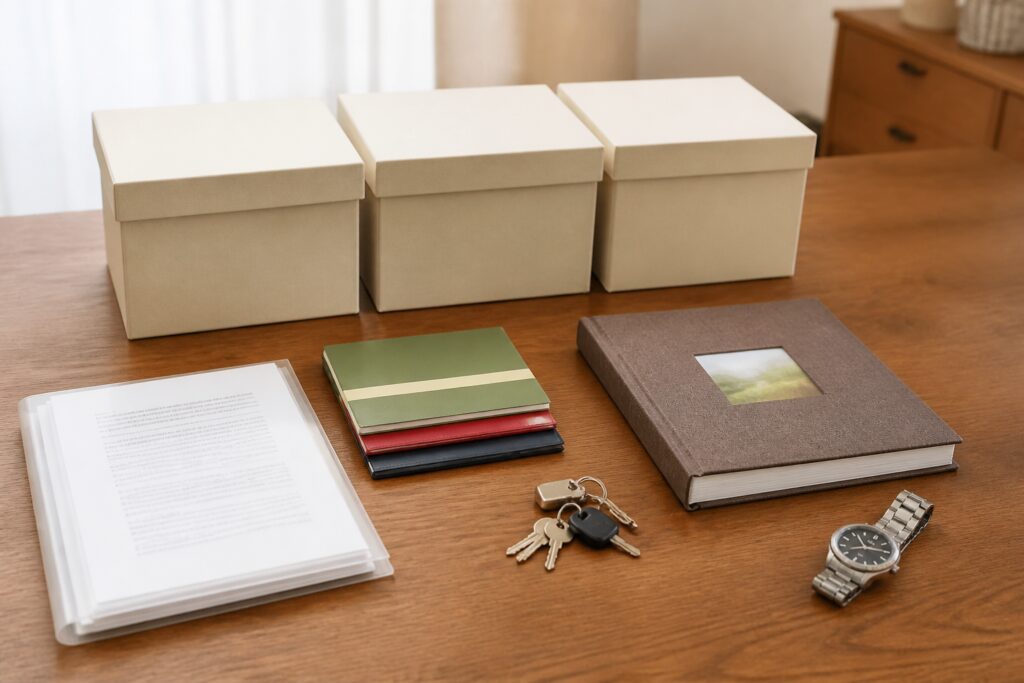 遺品整理と生前整理で先に確認したい重要書類と貴重品