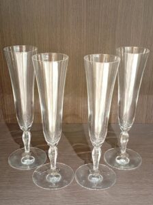 【4客セット】 シャンパングラス