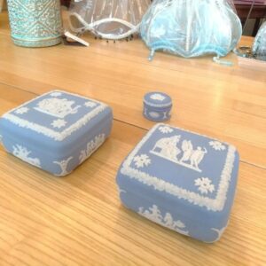 ジャスパー　蓋つき小物入れ　3セット