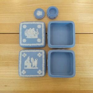 ジャスパー　蓋つき小物入れ　3セット
