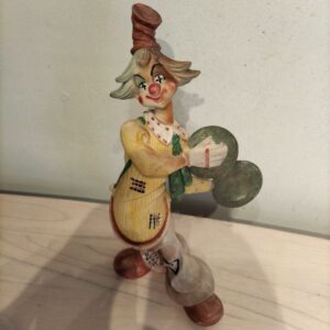 イタリア製　ヴィンテージ　ピエロ　道化師　フィギア　置物　フィギュリン　4点