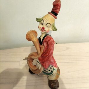 イタリア製　ヴィンテージ　ピエロ　道化師　フィギア　置物　フィギュリン　4点