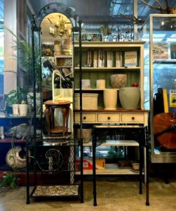 【2点セット】アンティーク アイアン家具