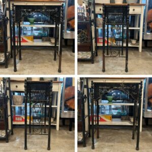 【2点セット】アンティーク アイアン家具