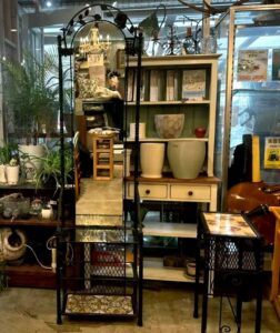 【2点セット】アンティーク アイアン家具
