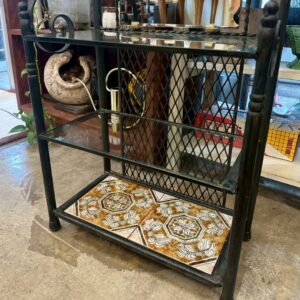 【2点セット】アンティーク アイアン家具