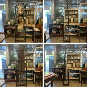 【2点セット】アンティーク アイアン家具