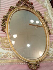 【希少】イタリア製 鏡 壁掛け 高128cm