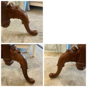 【美品】サイドテーブル 木製 アンティーク イタリア