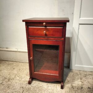 希少　ショップシール付　 木製ミニキャビネット
