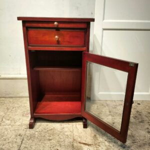 希少　ショップシール付　 木製ミニキャビネット