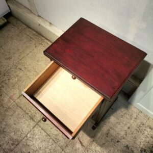 希少　ショップシール付　 木製ミニキャビネット