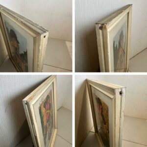 真作 フランス ヴィンテージ ビックアイアート 少女 1972年 ドミニク作