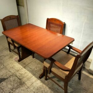 三越家具　　バタフライダイニング4点セット