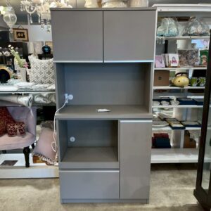 【美品】キッチンボード ナポリ90 幅90㎝ グレー