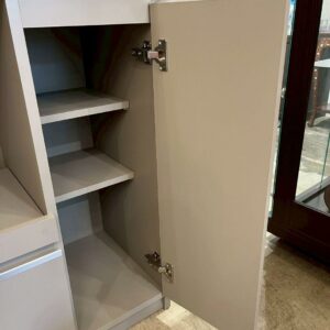 【美品】キッチンボード ナポリ90 幅90㎝ グレー