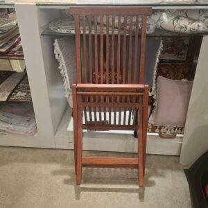 天然木チーク材 折りたたみチェア