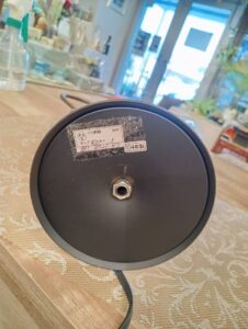 ガラスシェード テーブルランプ 高さ43cm