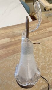 ガラスシェード テーブルランプ 高さ43cm