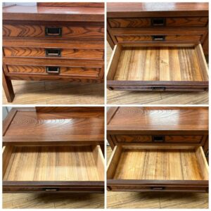【 美品 】欅 1面鏡 鏡台