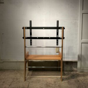 良美品　 FSW 木製 壁寄せテレビスタンド