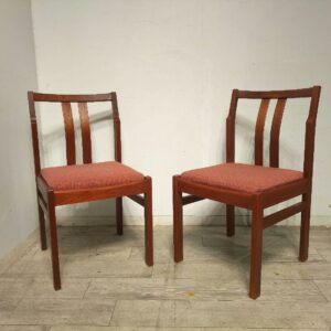 希少　70’ｓ　ヴィンテージ　チーク　チェア　2脚セット　メンテ済